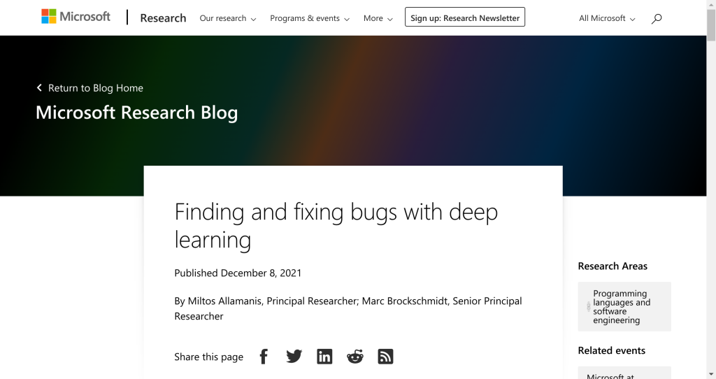 BugLab by Microsoft Research